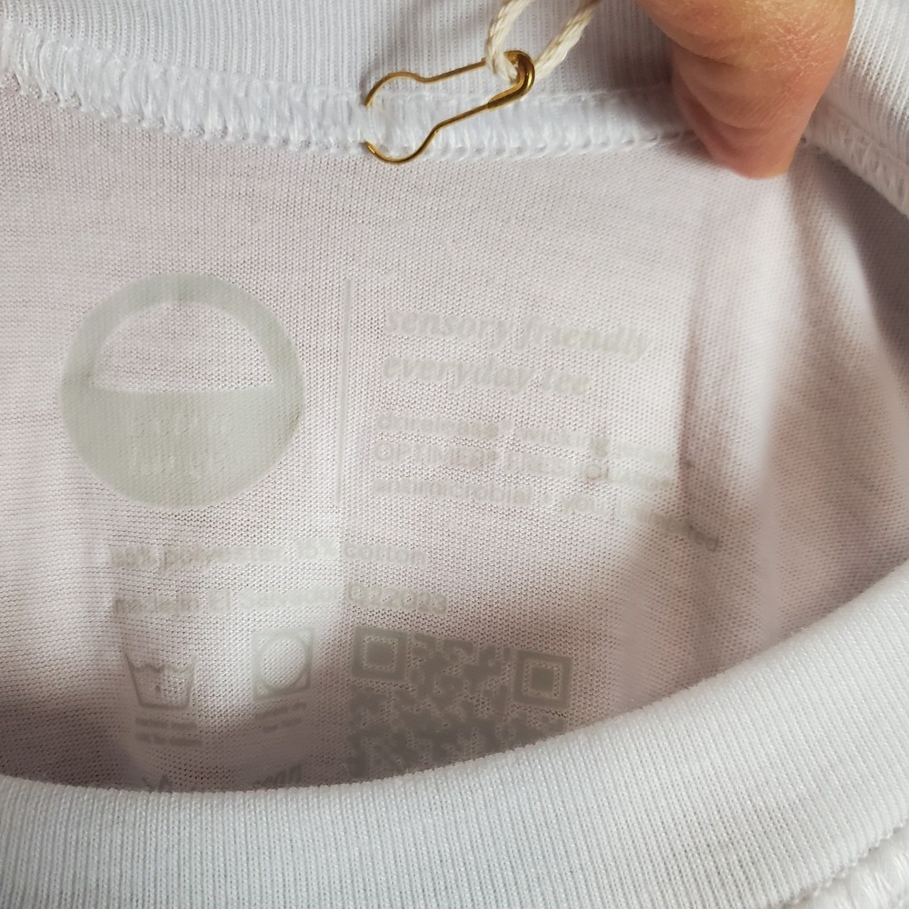 No Limbits Adaptive Sensory Friendly Tee Shirt Womens XL White Everyday Wear - Picture 3 of 9